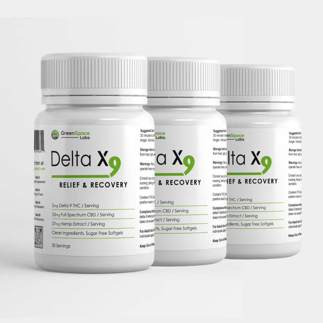 Delta X9: Relief & Recovery (3 Pack)